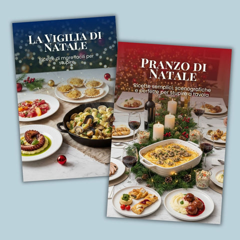 Ricette di Natale – 2 Ebook, 37 Piatti Facili ed Eleganti + 6 Menù Completi