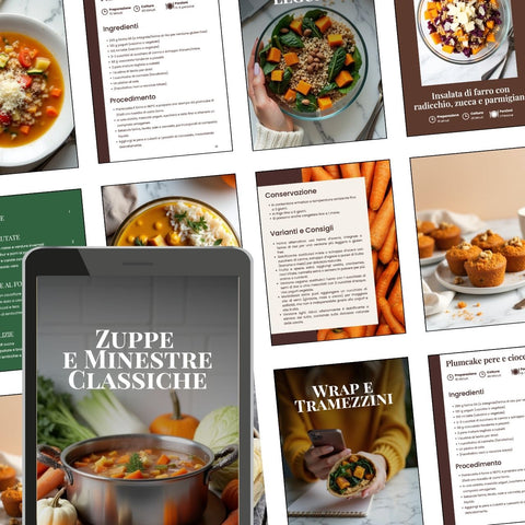 Mega Bundle Autunno-Inverno: 5 Ebook con Oltre 80 Ricette per Tutta la Giornata