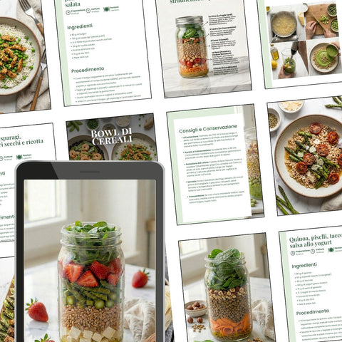 Schiscette di Primavera: jar salads e bowl di cereali