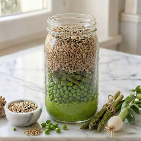 Schiscette di Primavera: jar salads e bowl di cereali